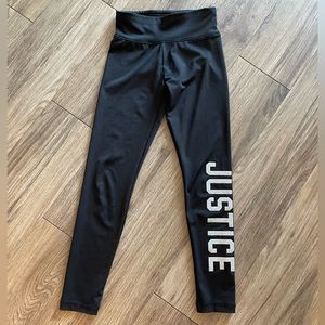 Justice Girls Size 8 Leggings